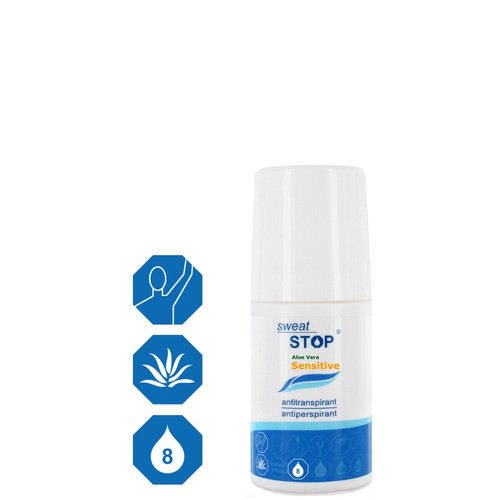 The Powder Company - Sweatstop® Aloe Vera Sensitive Rollon Flacont A Bielle Antitranspirant 48-72h - Déodorant homme