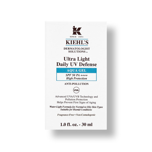 Kiehl's - Fluide Solaire Visage - Aqua Gel Spf50 Pa++++ - Kiehls soins visage