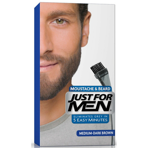 Just For Men - Coloration Barbe Châtain Moyen Foncé - Couleur Naturelle - Produits pour entretenir sa barbe