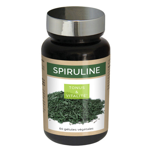 NUTRIEXPERT - Spiruline "Pour Améliorer Votre Tonus Et Votre Vitalité" - 60 gélules végétales - Complement alimentaire beaute