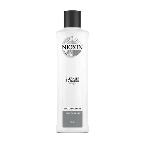 Nioxin - Shampooing densifiant System 1 - Cheveux normaux à fins - Shampoing cheveux fins homme