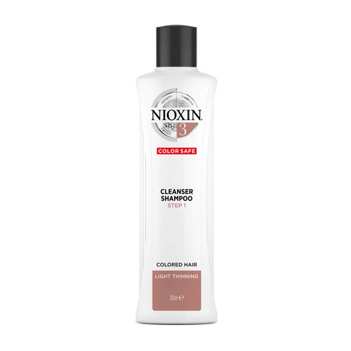 Nioxin - Shampooing densifiant System 3 - Cheveux normaux à fins colorés - Shampoing cheveux fins homme
