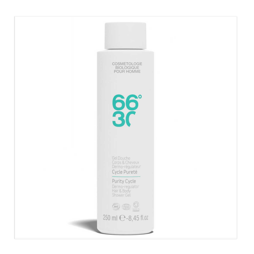 66°30 - Gel Douche Corps & Cheveux Dermo-régulateur - Shampoing homme