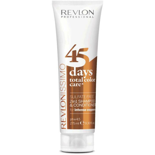 Revlon - Shampooing Et Après-Shampooing Protecteur De Couleur 2en1 45 Days - Intense Coppers - Soins cheveux homme