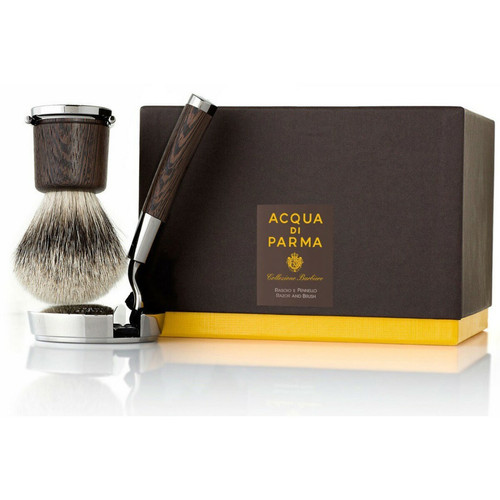 Acqua Di Parma - Collection Barbière - Kit de rasage blaireau et rasoir - Cadeaux coffret acqua di parma