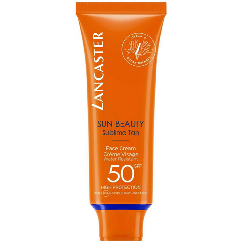 Lancaster Solaires - Crème Visage Confort Bronzage Lumineux Spf50  - Sun Beauty - Soins solaires homme