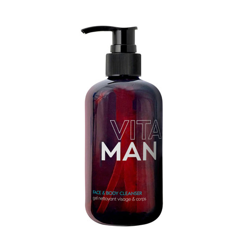 Vitaman - Gel Nettoyant Visage & Corps Vegan - Soin corps homme