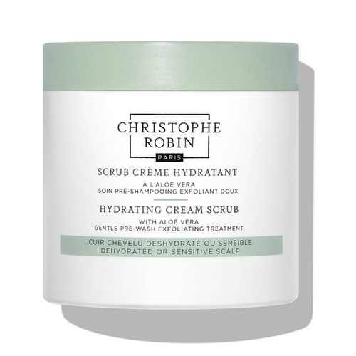 Christophe Robin - Crème Hydratante et Revitalisante pour cuir chevelu à l'Aloe Vera - Cire, crème & gel coiffant