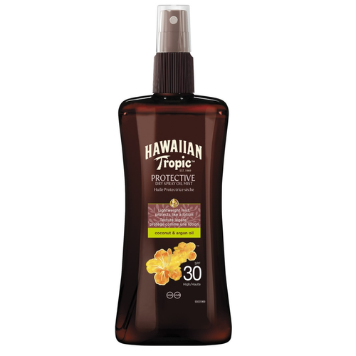 Spray Huile Sèche Protectrice Bronzage Parfait à la Noix de Coco et Huile d'Argan - SPF 30