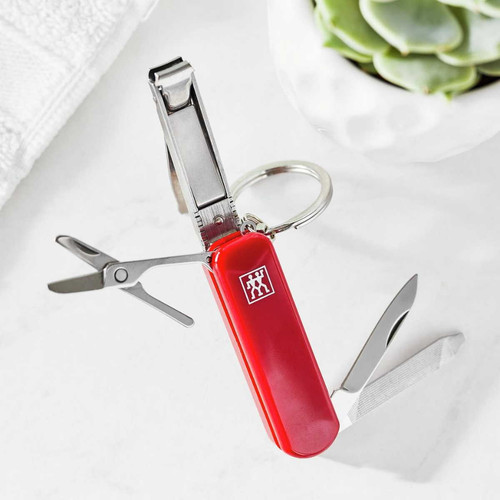  Canif Multi Outils en Inox Rouge