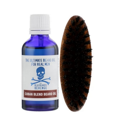 Bluebeards Revenge - Coffret Voyage pour Barbe Dure Cuban Beard Grooming Kit  - Mousse, gel & crème à raser