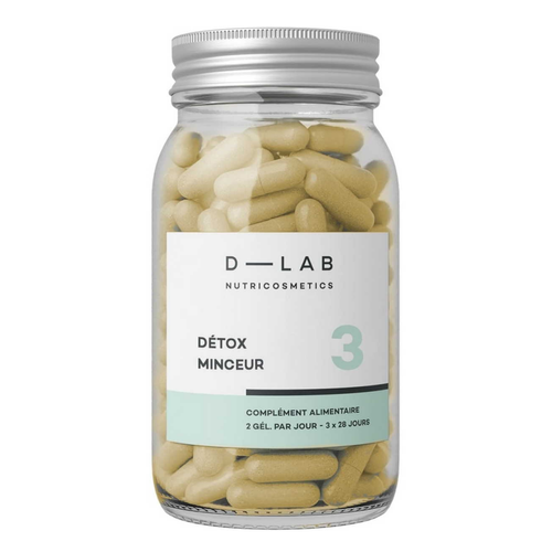 D-LAB Nutricosmetics - Détox Minceur cure 3 mois - Produit minceur & sport