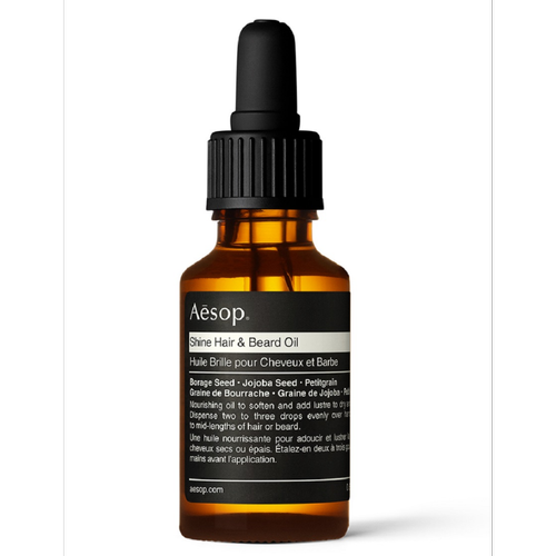 Aesop - Huile Cheveux & Barbe Shine - Soins cheveux homme