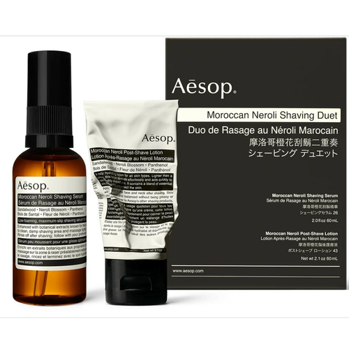 Aesop - Duo De Rasage Au Néroli Marocain - Creme apres rasage peau sensible