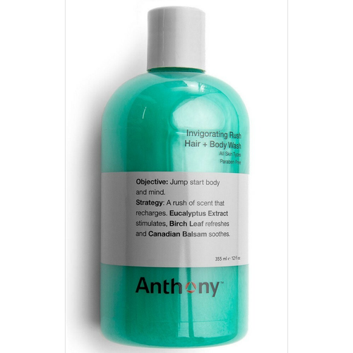 Anthony - Gel Douche Corps et Cheveux Energisant - Shampoing homme