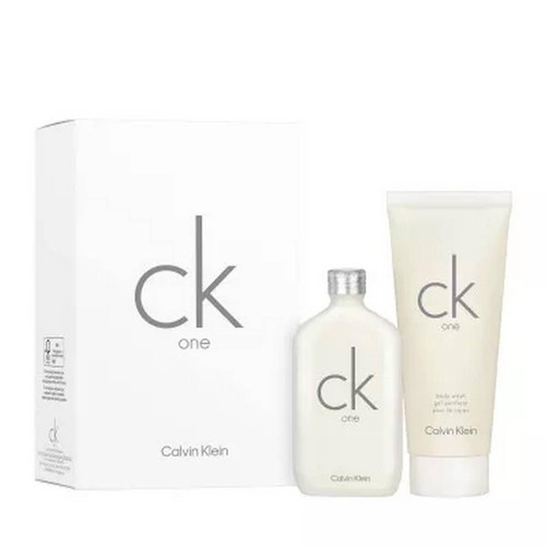 Calvin Klein - Coffret Calvin Klein Ck One Eau De Toilette - Gel Purifiant Corps - Coffret cadeau parfum homme