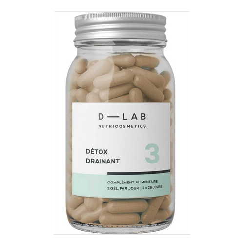 D-LAB Nutricosmetics - Détox Drainant cure 3 mois - Nouveautés Soins, Rasage & Parfums homme
