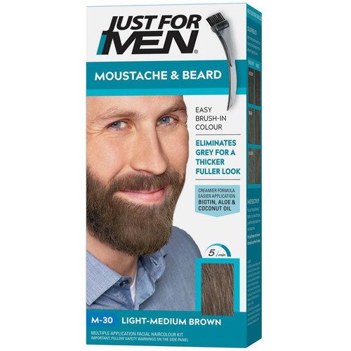 Just For Men - Coloration Barbe - Chatain Moyen Clair - Produits pour entretenir sa barbe