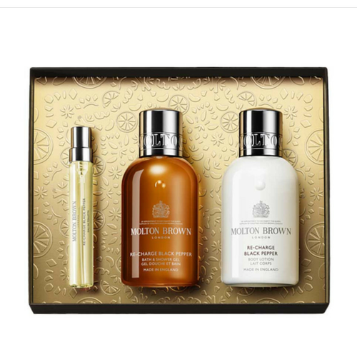 Molton Brown - Re-Charge Black Pepper Coffret Voyage - Soin corps Molton Brown homme