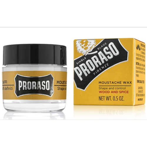 Proraso - Cire à Moustache Wood and Spice - Produits pour entretenir sa barbe