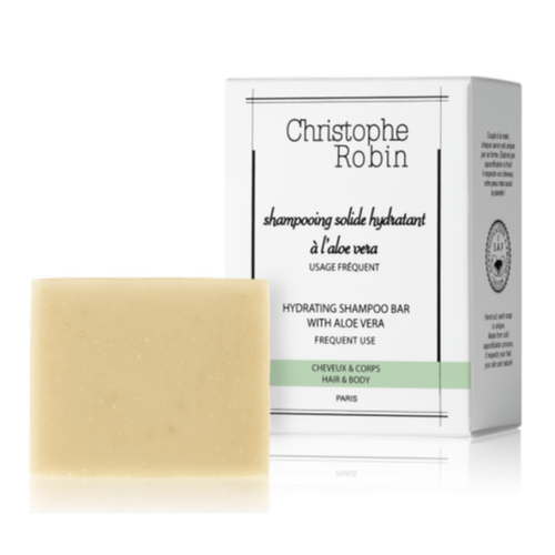 Christophe Robin - Shampoing Solide Hydratant à L'aloe Vera - Shampoing homme