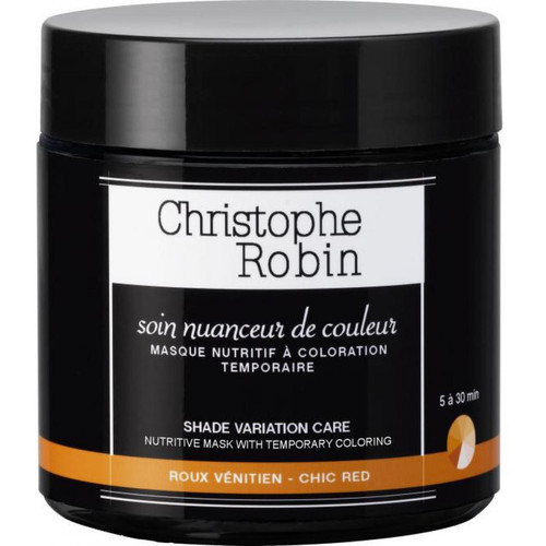 Christophe Robin - Masque nuanceur de couleur Roux Vénitien - Shampoing homme