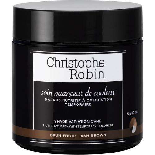 Christophe Robin - Masque nuanceur de couleur Brun Froid - Shampoing homme