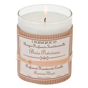 Durance - Bougie Traditionnelle DURANCE Parfum Bois Précieux SWANN - Cadeaux Noël pour homme