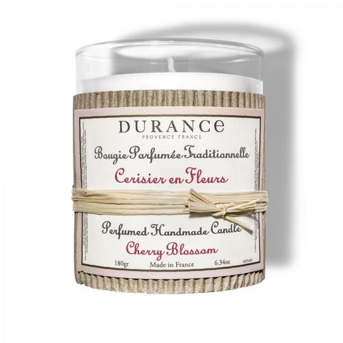 Durance -  Bougie parfumée traditionnelle Durance Cerisier en Fleurs - Idées Cadeaux homme