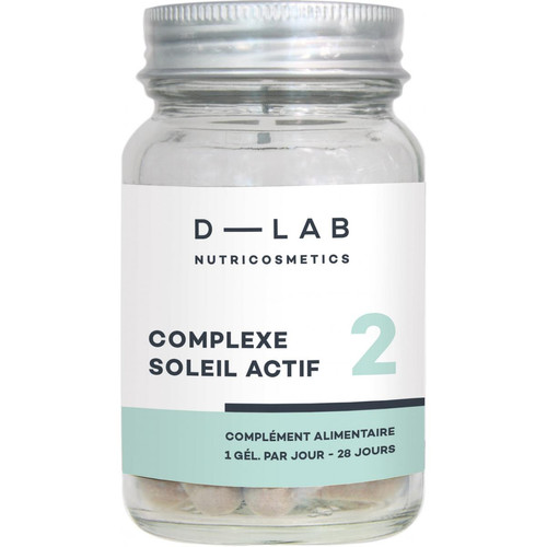 D-LAB Nutricosmetics - Complexe Soleil Actif 3 mois - Produit sommeil vitalite energie