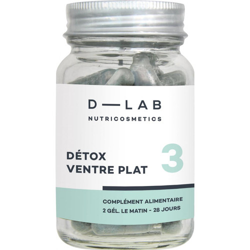 D-LAB Nutricosmetics - Détox Ventre Plat 3 flacons 