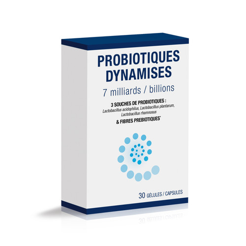 NUTRIEXPERT - Probiotiques Dynamises 7m - 30 gélules végétales - Cadeaux made in france
