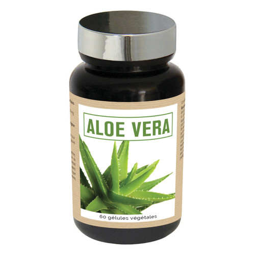 NUTRIEXPERT - Aloe Vera "Connu Depuis L'antiquité" - 60 gélules végétales - Complement alimentaire beaute