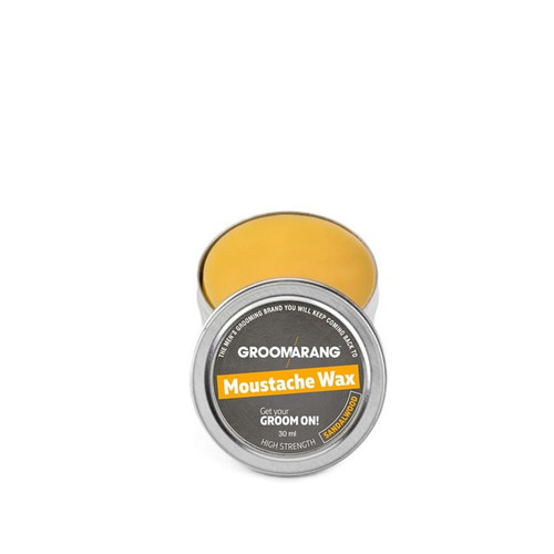 Groomarang - Cire A Moustache 100% Naturel - Wax Original - Produits pour entretenir sa barbe