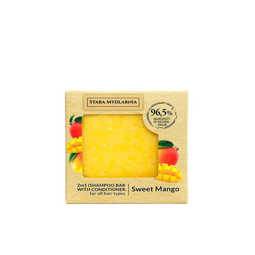 Bodymania - Shampoing Solide Avec Packaging Carton  Sweet Mango - Idées cadeaux pour elle