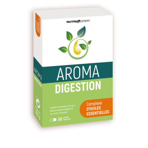 NUTRIEXPERT - Aroma Digestion - 30 gélules végétales - Produits bien etre relaxation
