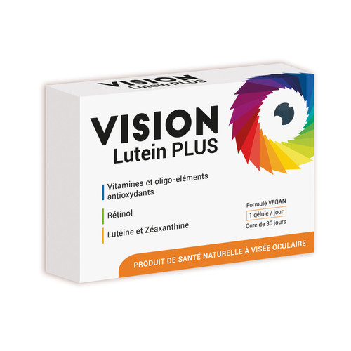 NUTRIEXPERT - Vision Plus "Pour Lutter Contre La Fatigue Visuelle" - 30 gélules végétales - Produit sommeil vitalite energie