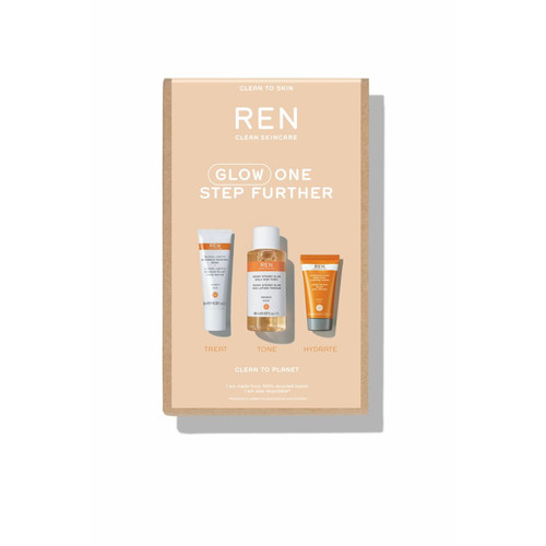 Ren - Coffret Kit Illuminateur Glow One Step Further - Crème hydratante homme
