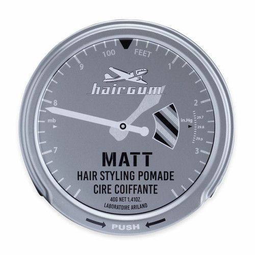 Hairgum - Cire Coiffante Matt Wax - Tenue Sans Brillance - Cadeaux Fête des Pères