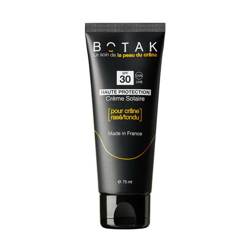 Botak - Protection solaire pour crâne rasé et/ou tondu SPF30 - Cire, crème & gel coiffant