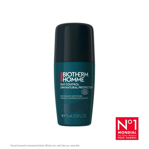 Biotherm Homme - Déodorant Roll on 24H Day Control Natural Protect - Biotherm soins corps