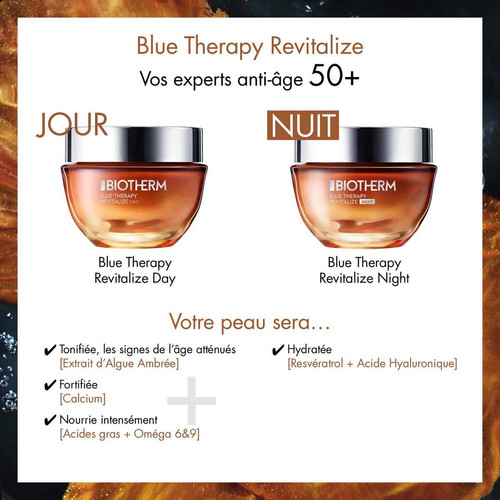  Blue Therapy - Crème de jour visage - Revitalisante Hydratante