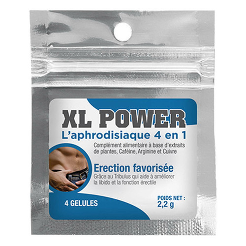 Labophyto - Performance sexuelle ameliorée XL POWER 4 gélules - Produit bien etre sante