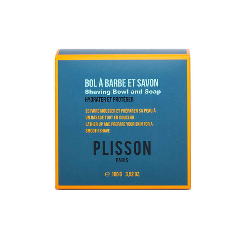 Plisson - Bol A Raser Porcelaine - Couvercle & Savon - Made in france