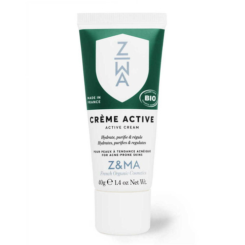 Z&MA - Crème Active - Anti-Imperfections - Soin visage homme bio