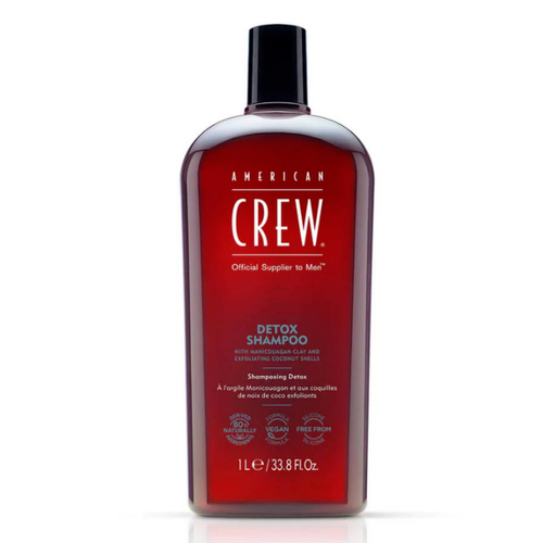 American Crew - Shampoing Detox Exfoliant et Purifiant - Shampoing homme