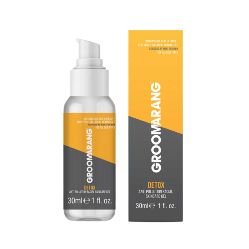 Groomarang - Gel Anti-Pollution - Soin Visage - Crème hydratante homme