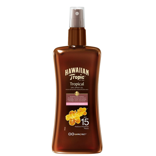 Hawaiian Tropic - Spray huile solaire protectrice - Soins solaires homme