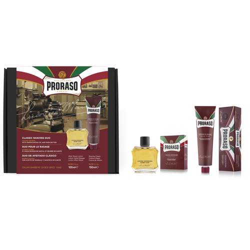  Coffret rasage homme Proraso Duo Rouge