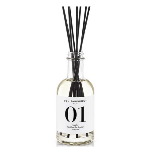 Bon Parfumeur - Diffuseur 01 Basilic Feuille de Figuier Menthe - Bon parfumeur collection maison